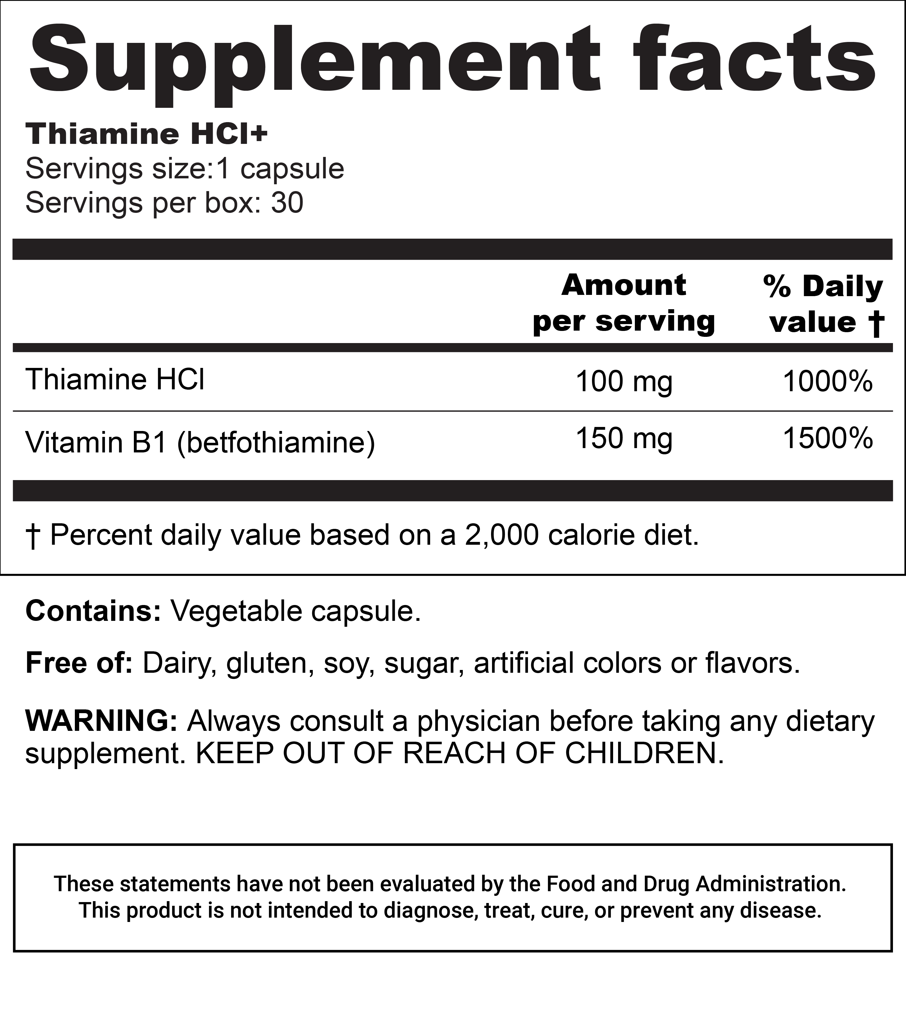 Thiamine Plus
