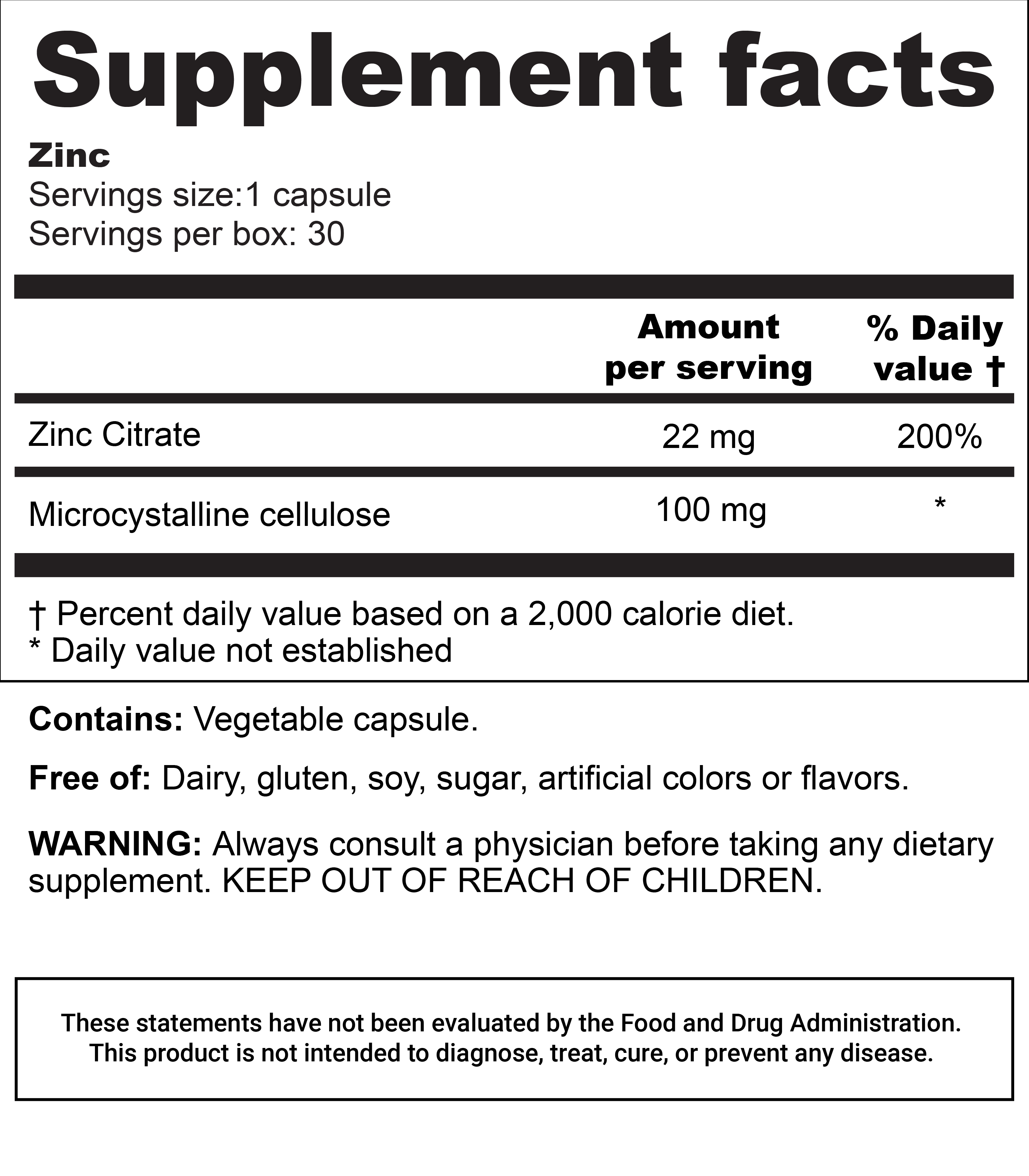 Zinc