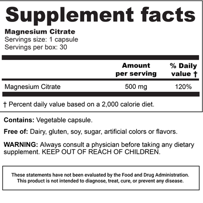 Magnesium Citrate