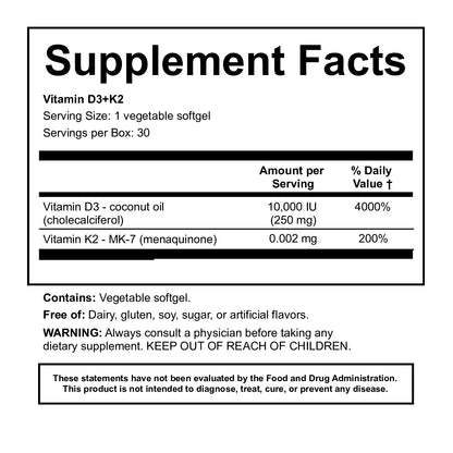 Vitamin D3+K2