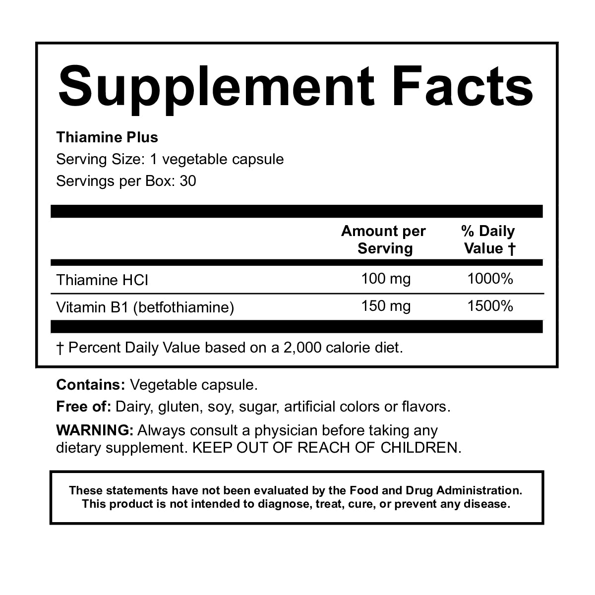 Thiamine Plus